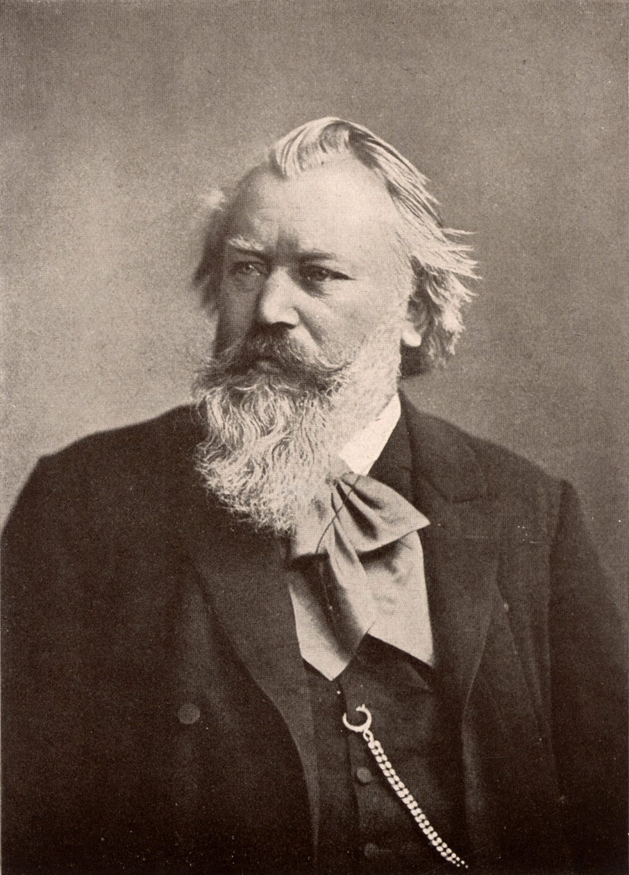 Johannes Brahms (1833-1897) tekijältä Unknown photographer