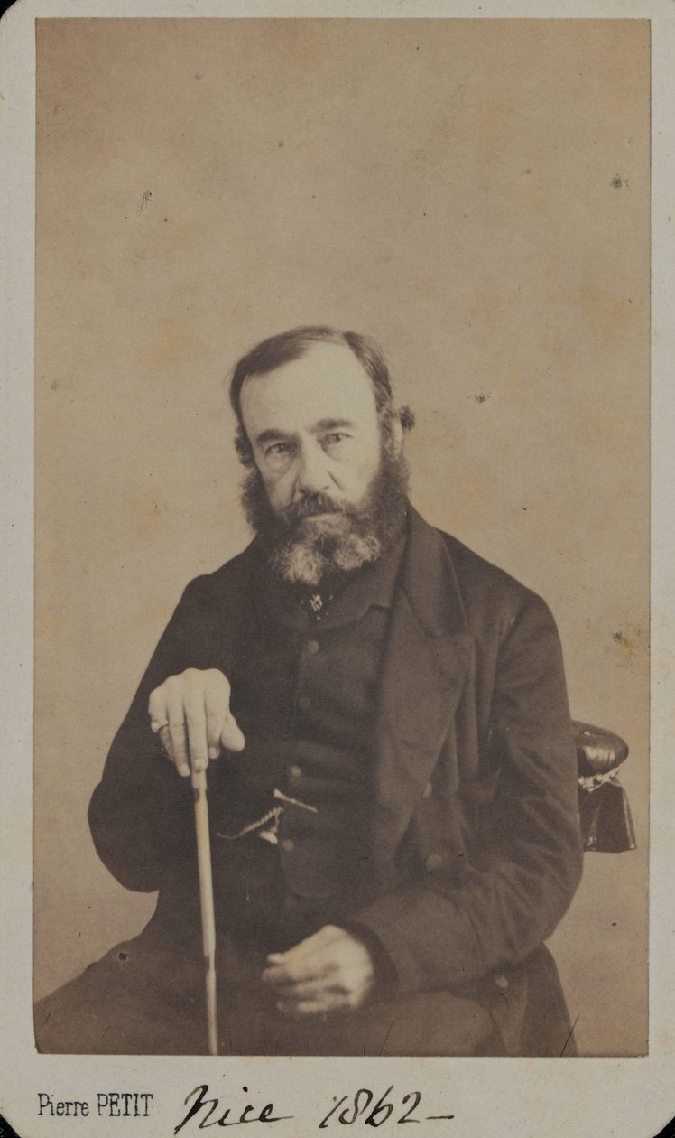 Kenraaliluutnantti Sir James Outram siviilivaatteissa, Nizza, 1862 tekijältä Unknown