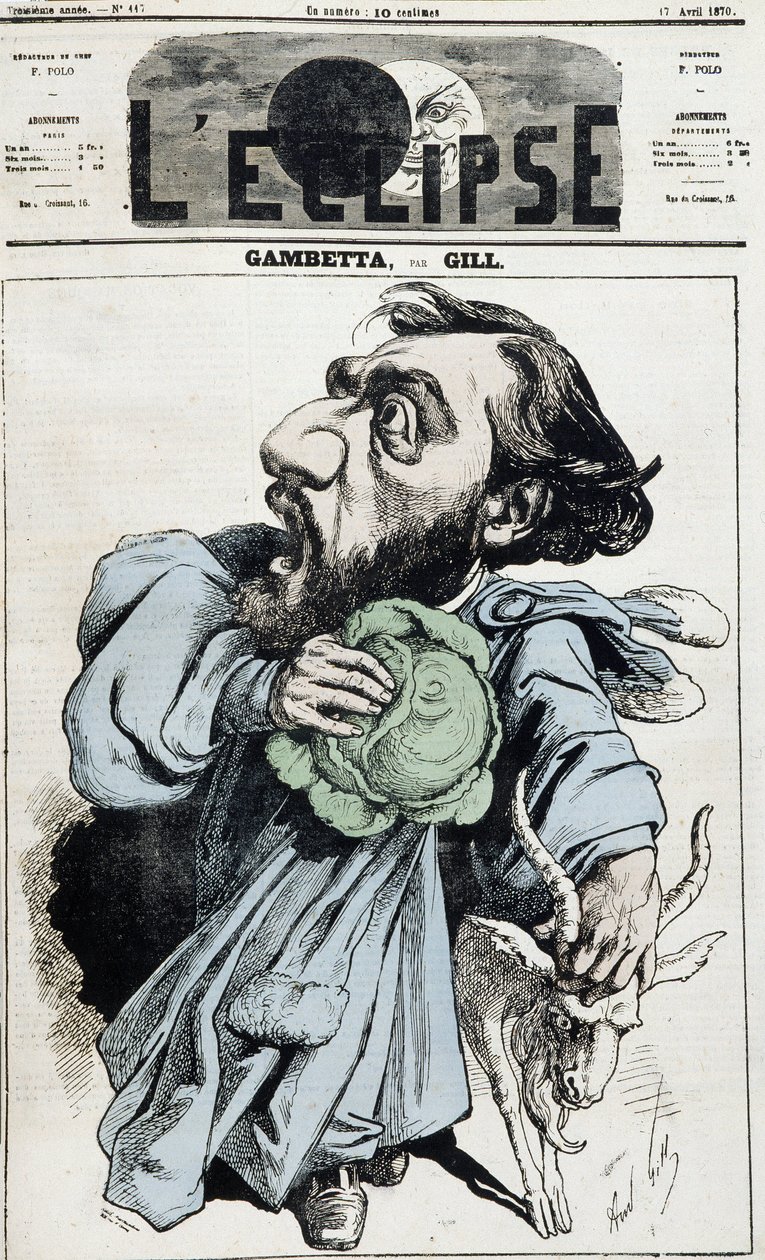 Leon Gambetta vuonna 1882. tekijältä Unknown photographer