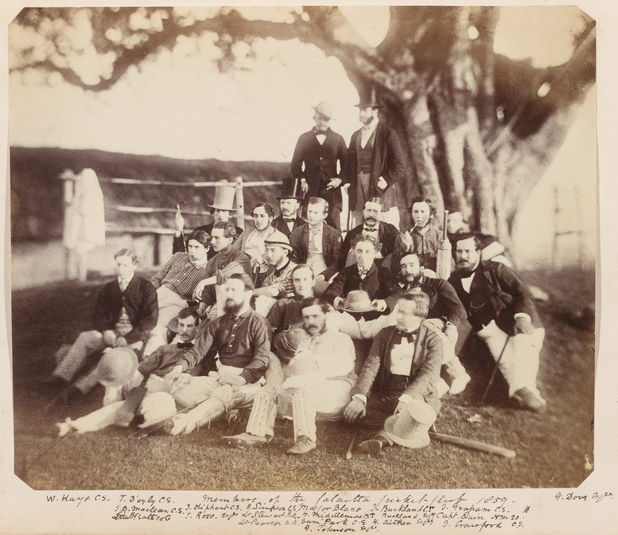 Calcutta Cricket Clubin jäsenet, 1859 tekijältä Unknown