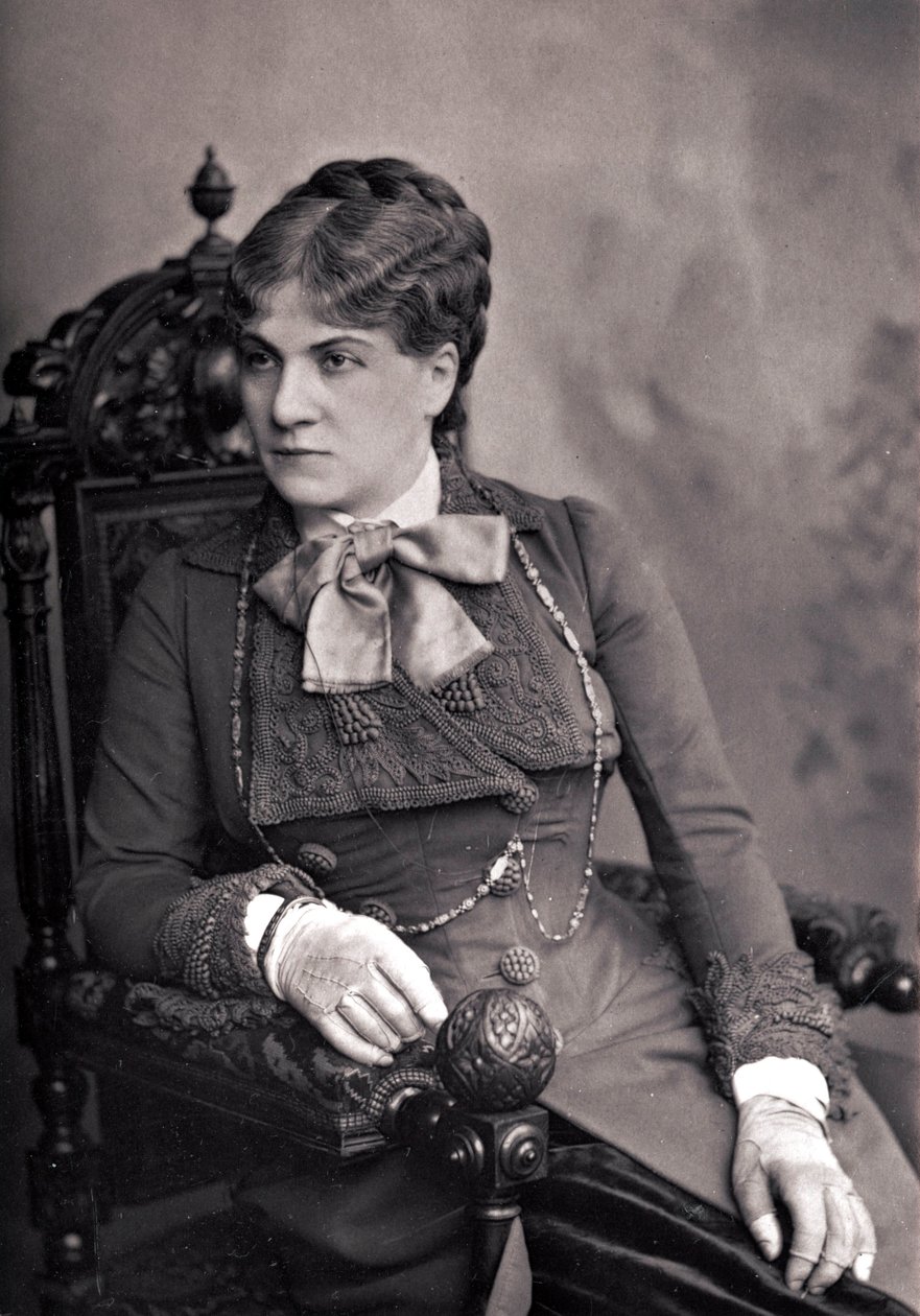 Mme Alix-Marie PASCA (1836-1906) - Alix Pascan (1835-1914) muotokuva, ranskalainen koomikko. Valokuvaus 1800-luvun lopulla. tekijältä Unknown photographer