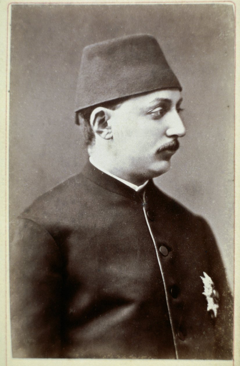 Ottomaanien valtakunta: Sulttaani Murad V:n muotokuva (1840-1904)” Valokuvaus. 1876 Ankara, Turkin historiallinen seura, Turkki tekijältä Unknown photographer