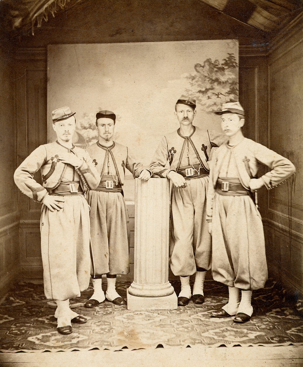 Paavin Zouaves - Paavin zouaves - 1865 - tekijältä Unknown photographer