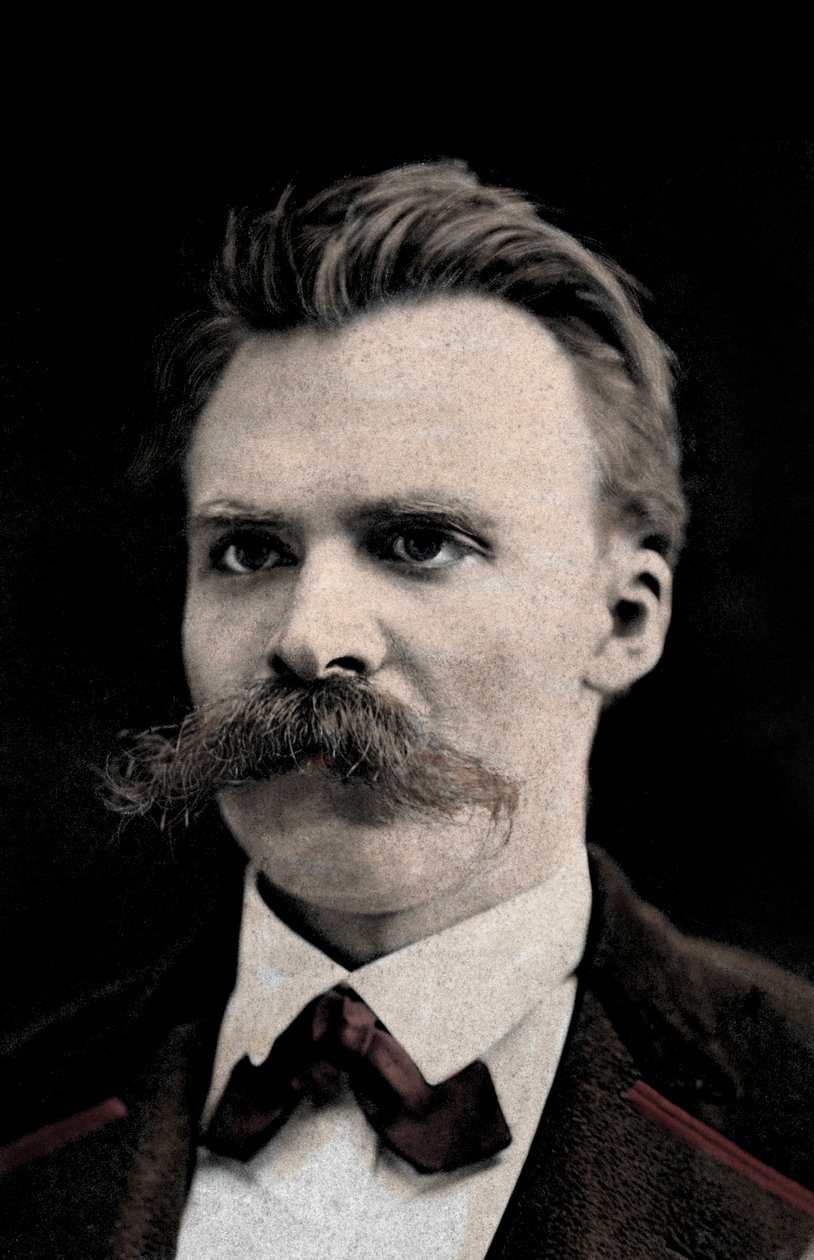 Friedrich Nietzschen (1844-1900) muotokuva tekijältä Unknown photographer