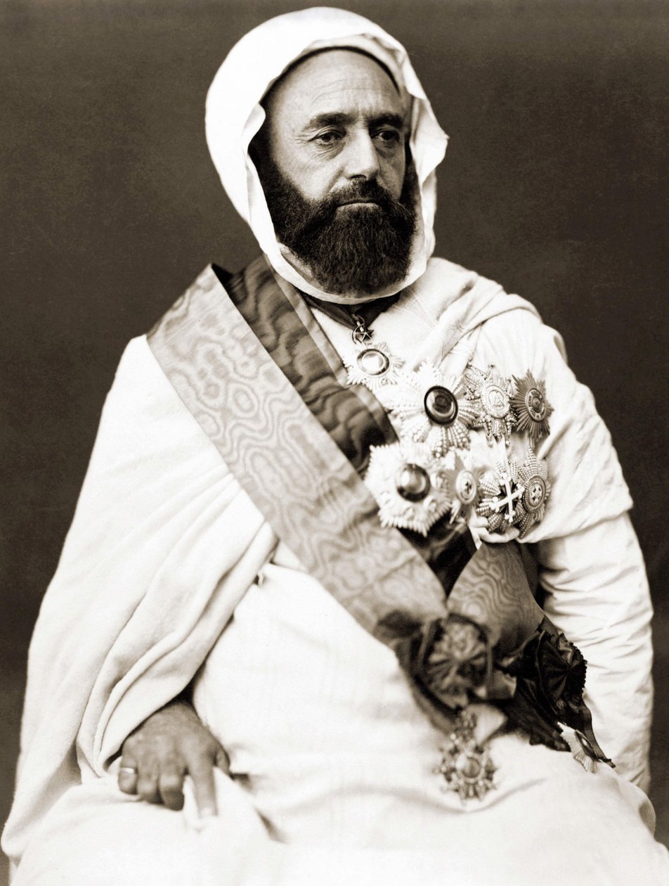 Abd el-Kaderin muotokuva ympärillä tekijältä Unknown photographer