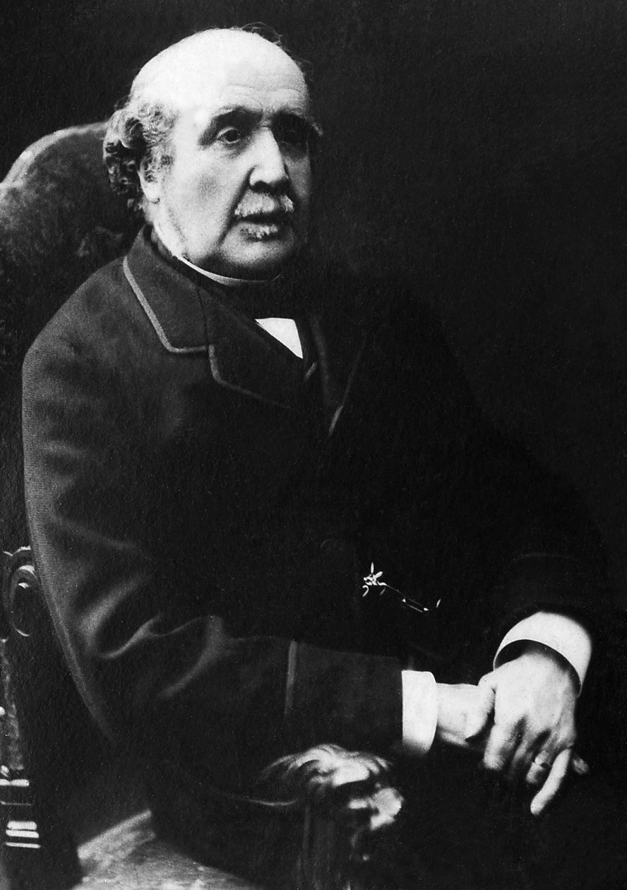 Albertin, Broglien herttuan (1821-1901), ranskalaisen historioitsijan ja poliitikon muotokuva. tekijältä Unknown photographer