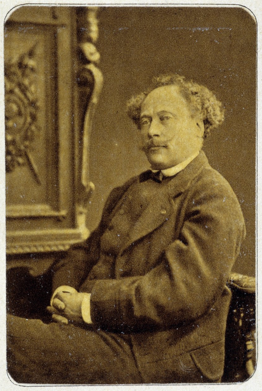Alexandre Dumas Jr.:n (1824 - 1895) muotokuva vuonna 1884 tekijältä Unknown photographer