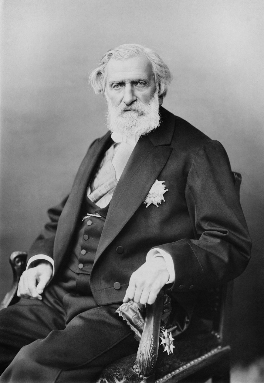 Ranskalaisen säveltäjän Ambroise Thomasin (1811-1896) muotokuva. tekijältä Unknown photographer
