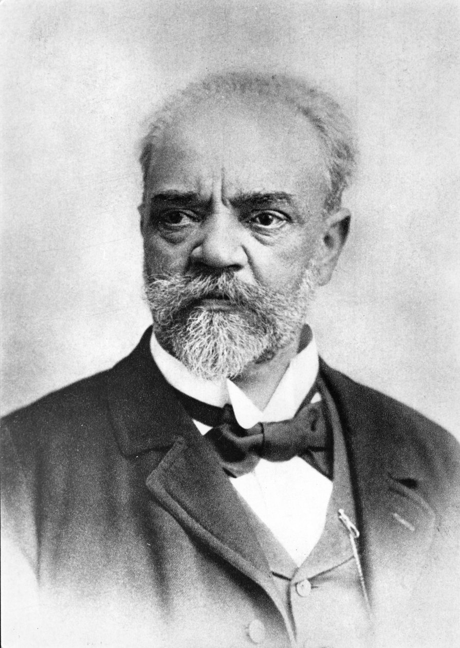 Anton (Antonin) Dvorakin (1841 - 1904), tšekkiläisen säveltäjän muotokuva. tekijältä Unknown photographer