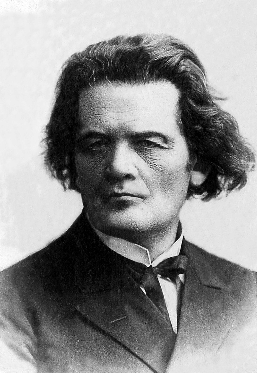 Muotokuva Anton Rubinsteinista (1829-1894), venäläisestä pianistista ja säveltäjästä. tekijältä Unknown photographer