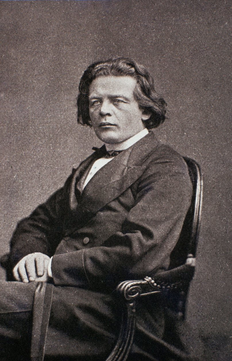 Anton Rubinsteinin muotokuva (m/w kuva) tekijältä Unknown photographer