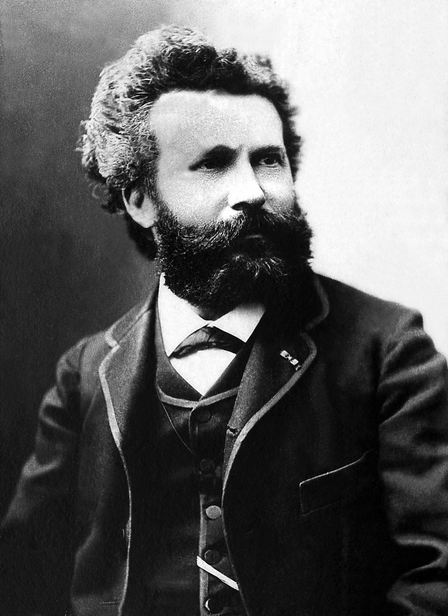Camille Flammarionin (1842-1925), ranskalaisen tähtitieteilijän ja tieteellisen toimittajan muotokuva. tekijältä Unknown photographer