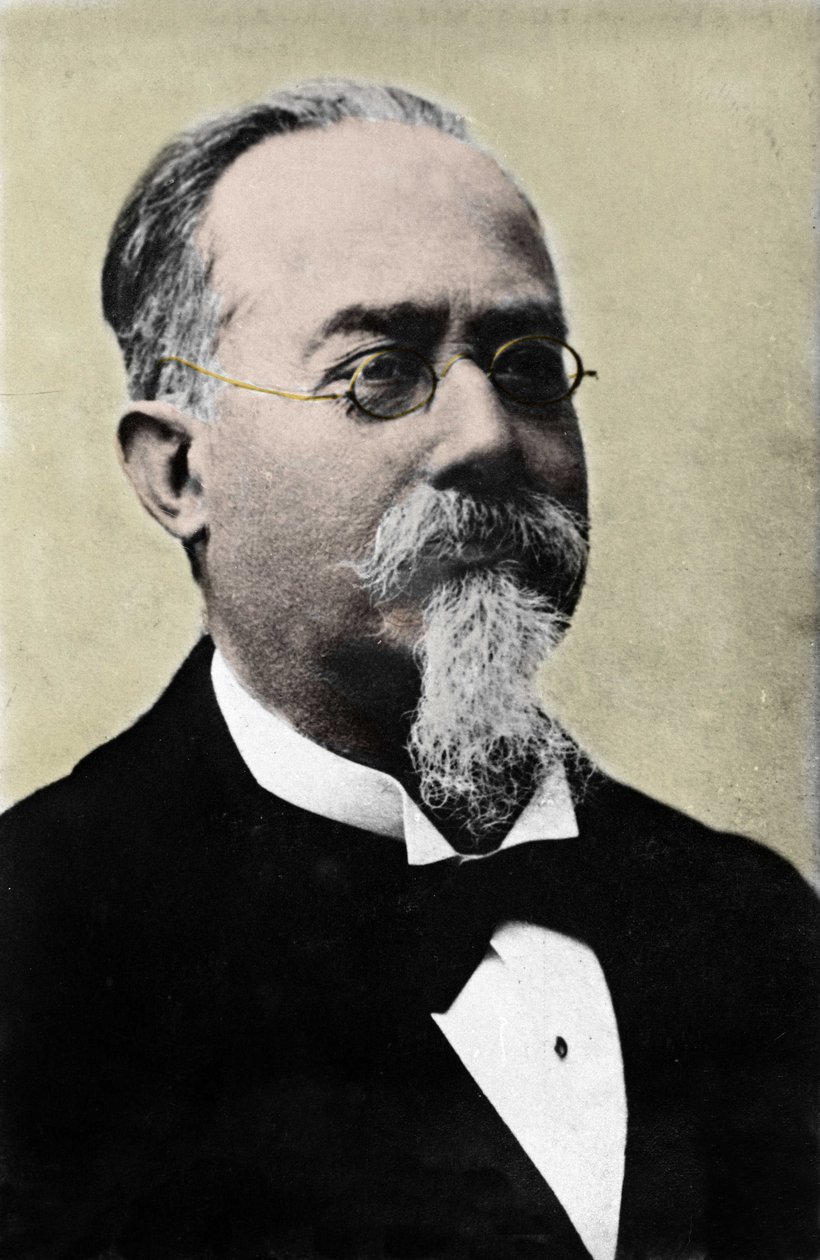 Italian kriminologin Cesare Lombroson (1835-1909) muotokuva. Valokuva 1800-luvun lopulta tekijältä Unknown photographer