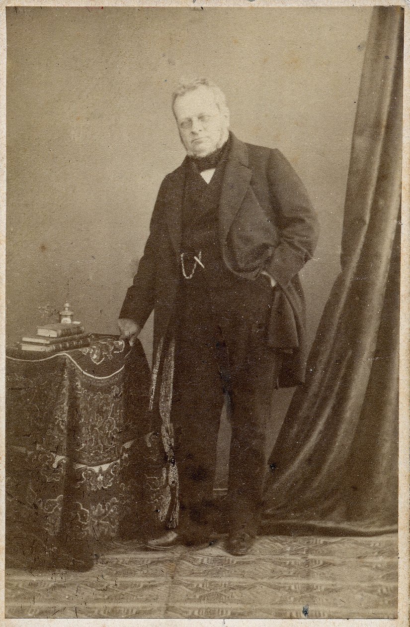Cavourin kreivi Camillo Berson (1810-61) muotokuva - noin 1855 tekijältä Unknown photographer