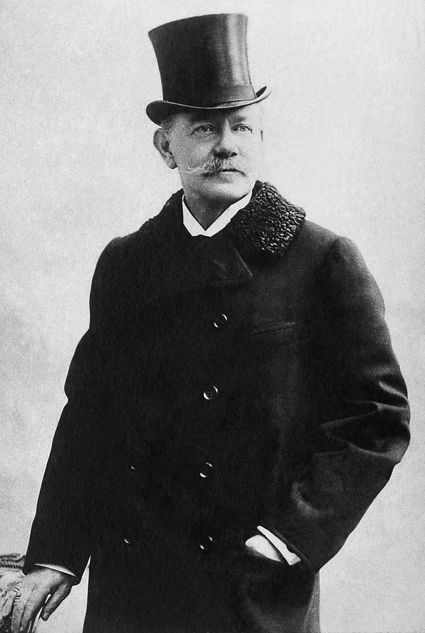 Muotokuva kreivi Michael Nicolaievich Muravieffista (1845-1900) venäläisestä poliitikosta. Valokuvaus, 1900-luvun alku. tekijältä Unknown photographer