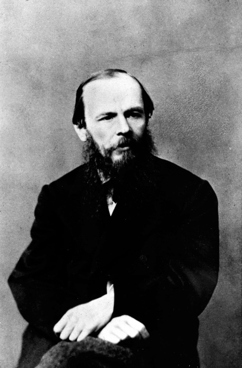 Dostojevskin muotokuva istumassa. tekijältä Unknown photographer