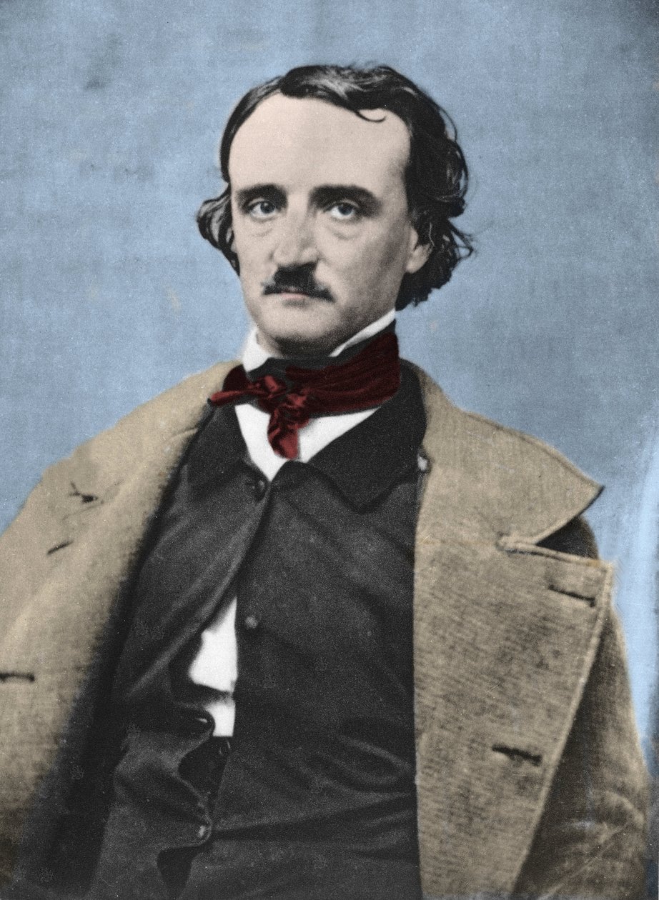 Muotokuva Edgar Allan Poesta (1809-1849), yhdysvaltalaisesta kirjailijasta. tekijältä Unknown photographer