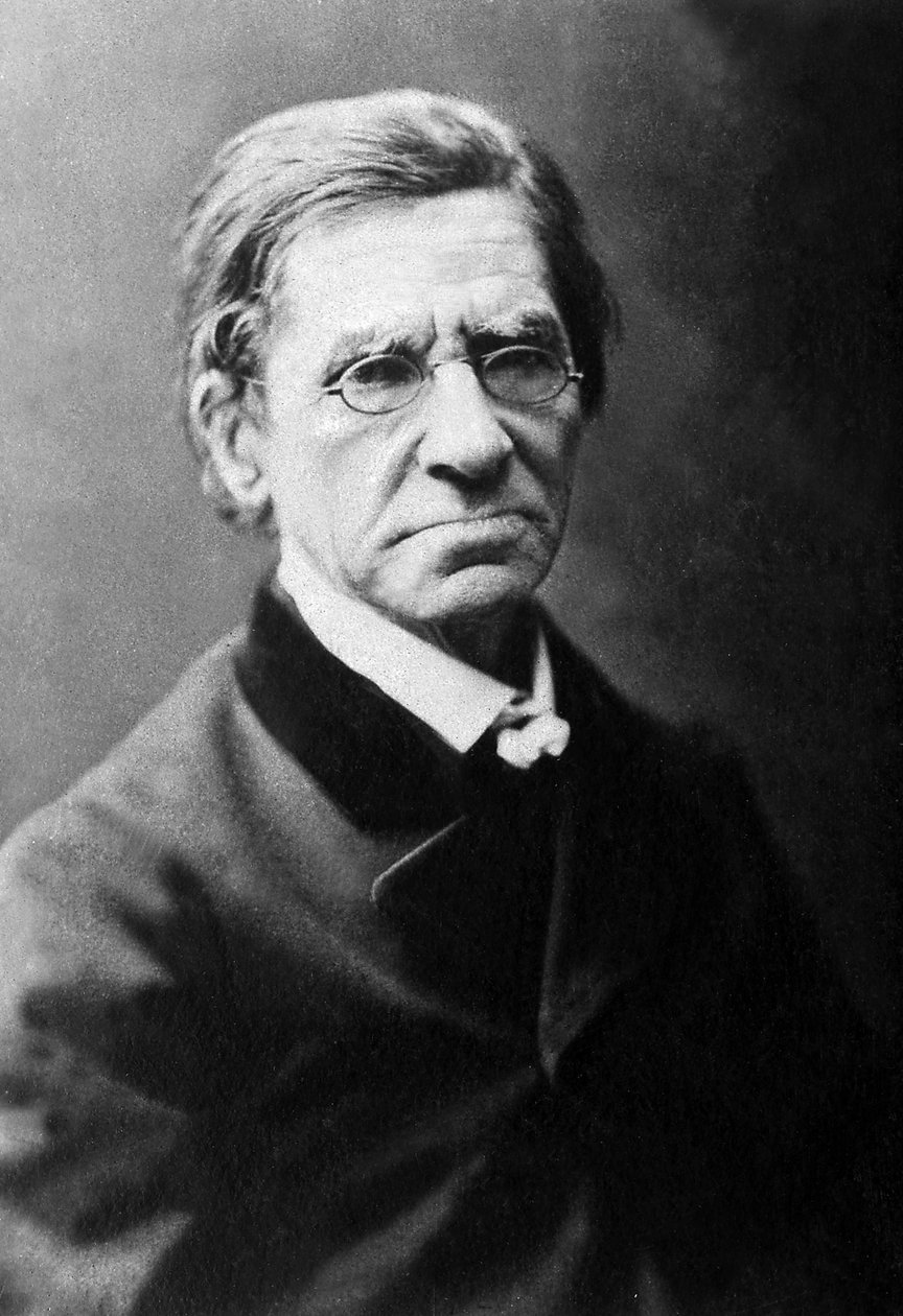 Muotokuva Emile Littrestä (1801-1881), ranskalaisesta filologista, lääkäristä ja poliitikosta. tekijältä Unknown photographer