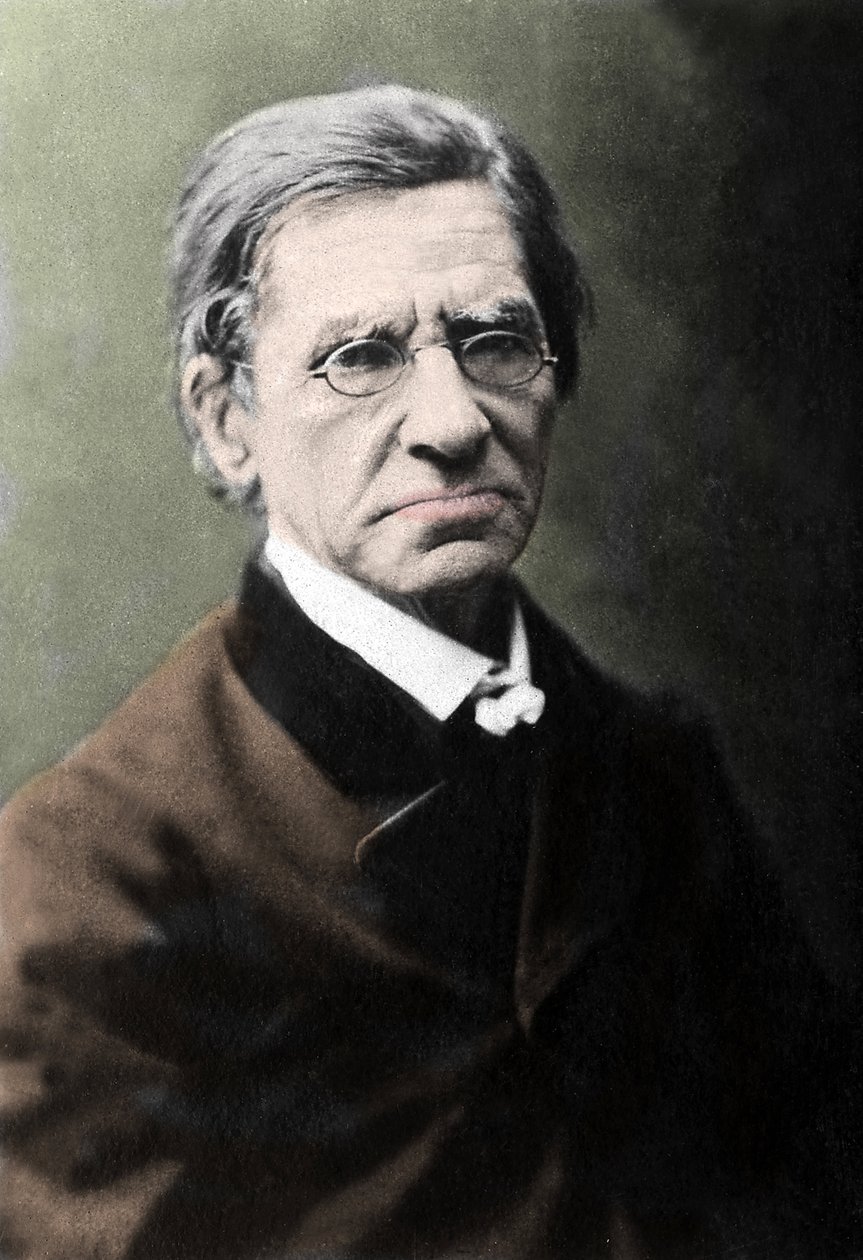Muotokuva Emile Littrestä (1801-1881), ranskalaisesta filologista, lääkäristä ja poliitikosta. tekijältä Unknown photographer