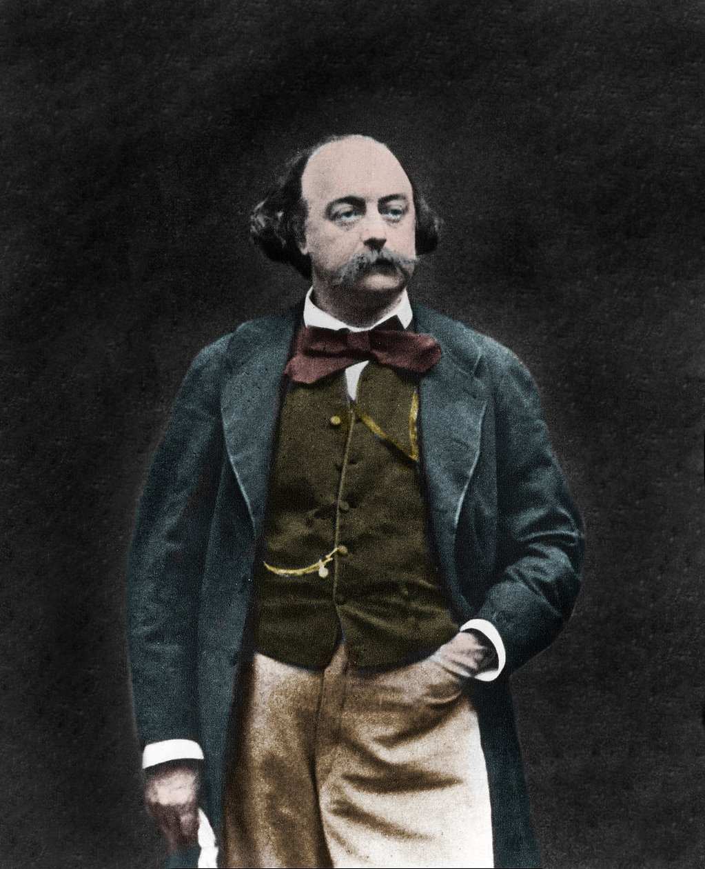 Englannin kirjailijan Gustave Flaubertin (1821-1880) muotokuva tekijältä Unknown photographer