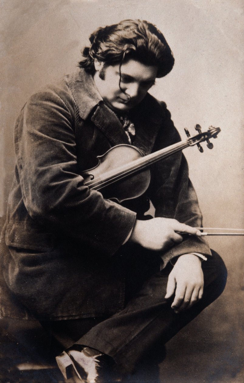 Eugene Ysayen muotokuva (m/w kuva) tekijältä Unknown photographer