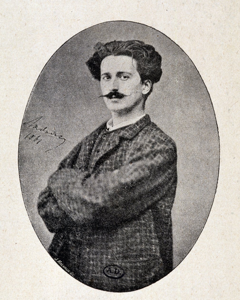 Felicien Ropsin muotokuva tekijältä Unknown photographer