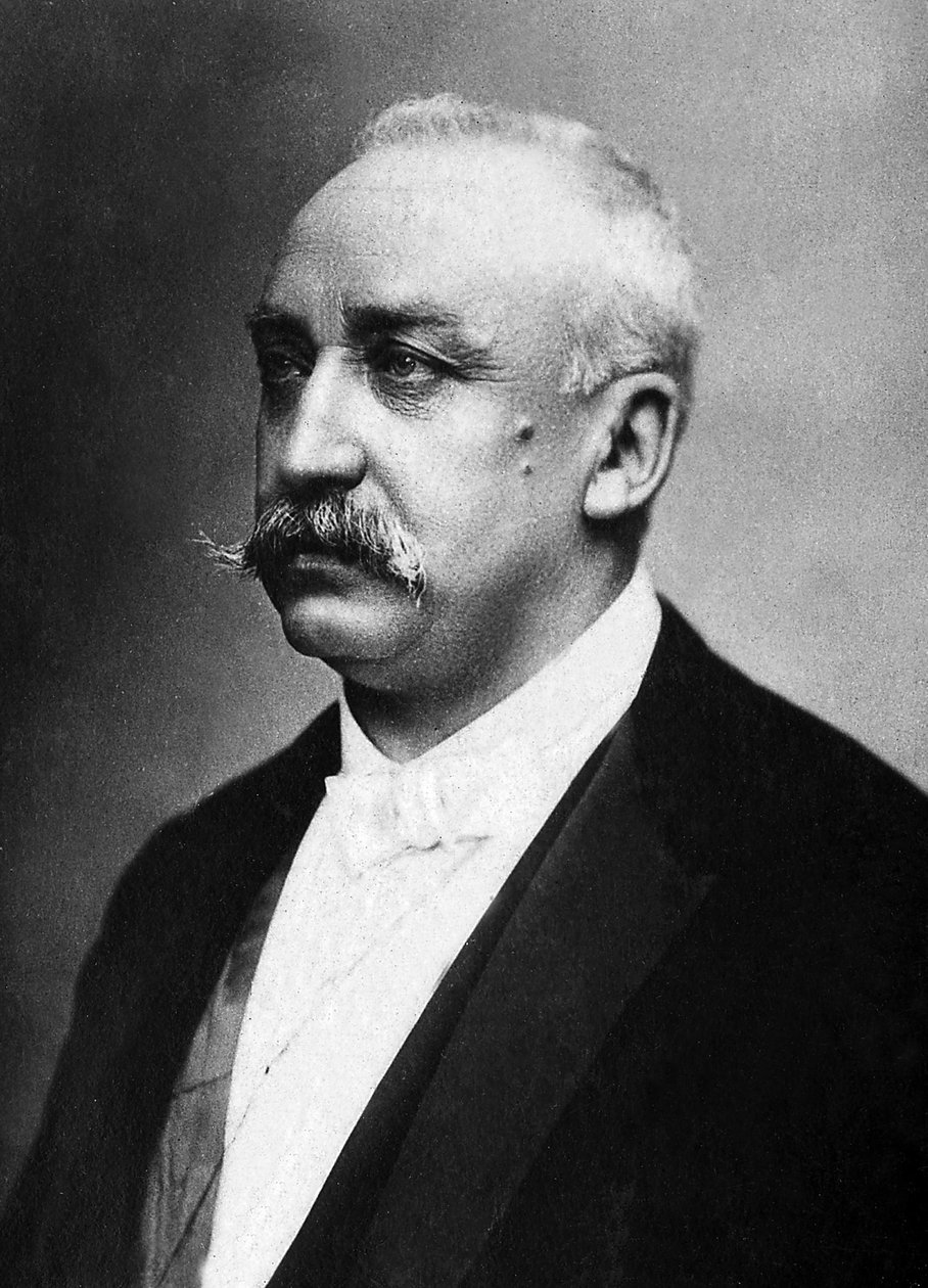 Muotokuva Felix Fauresta (1841-1899), teollisuusmies ja poliitikko, maltillinen republikaani, hänestä tuli tasavallan presidentti vuosina 1895-1899. tekijältä Unknown photographer