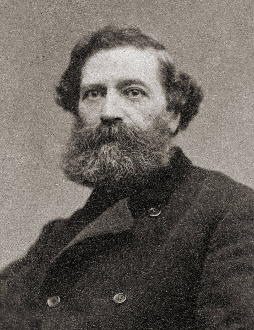 Felix Pyatin (1810-1889) muotokuva ranskalaisesta kirjailijasta, toimittajasta ja poliitikosta tekijältä Unknown photographer
