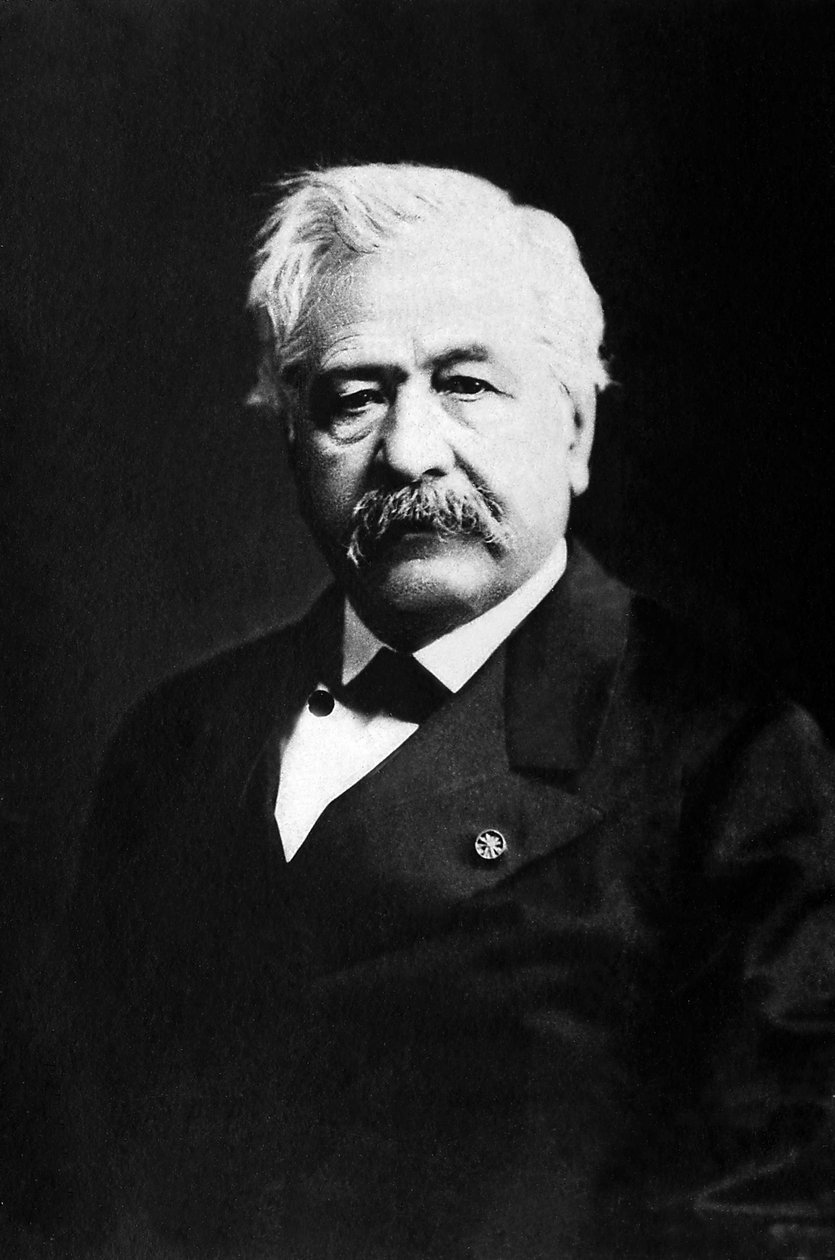 Ranskalaisen diplomaatin ja yrittäjän Ferdinand de Lessepsin (1805-1894) muotokuva. tekijältä Unknown photographer