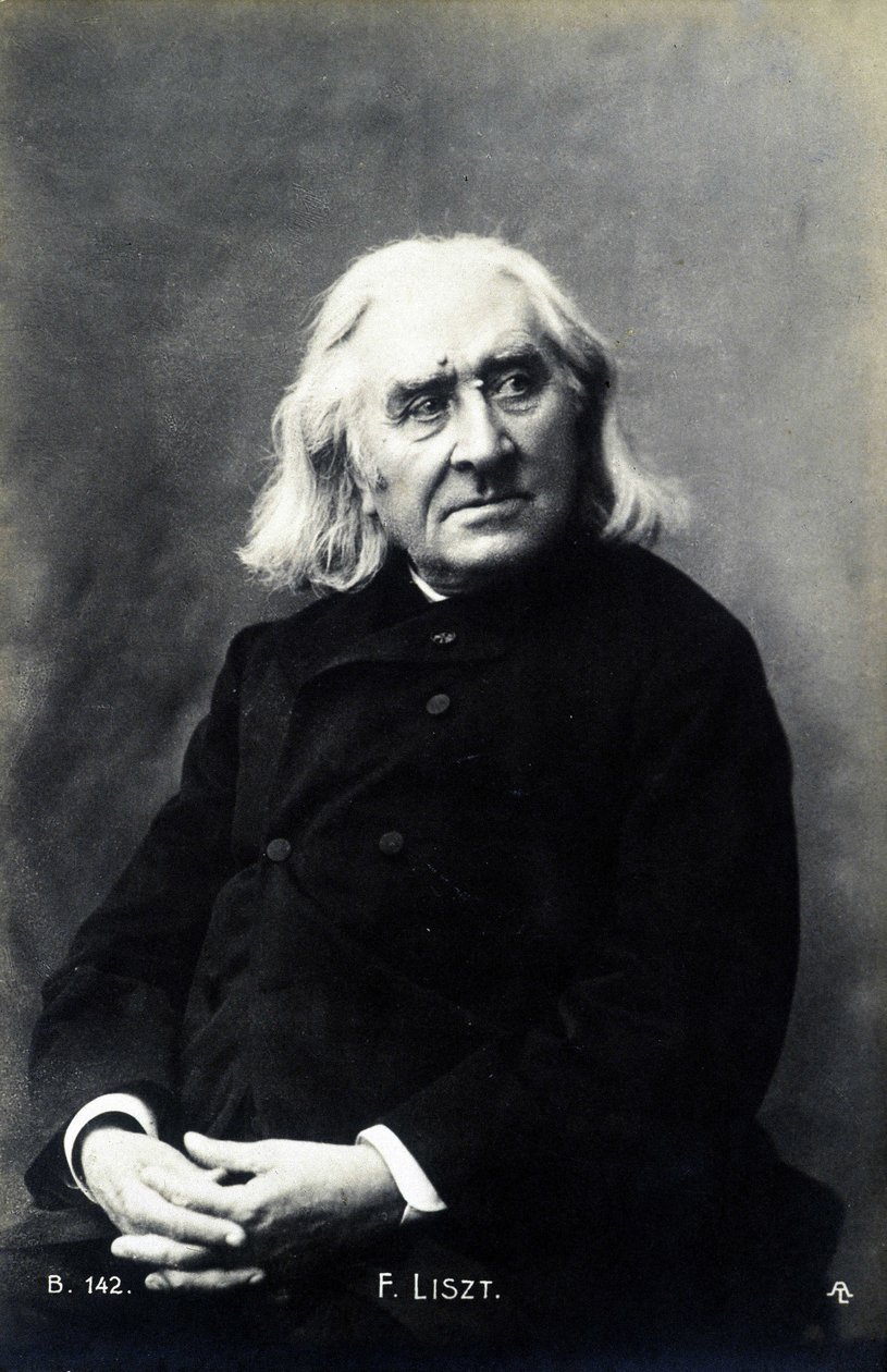 Franz Lisztin muotokuva. tekijältä Unknown photographer