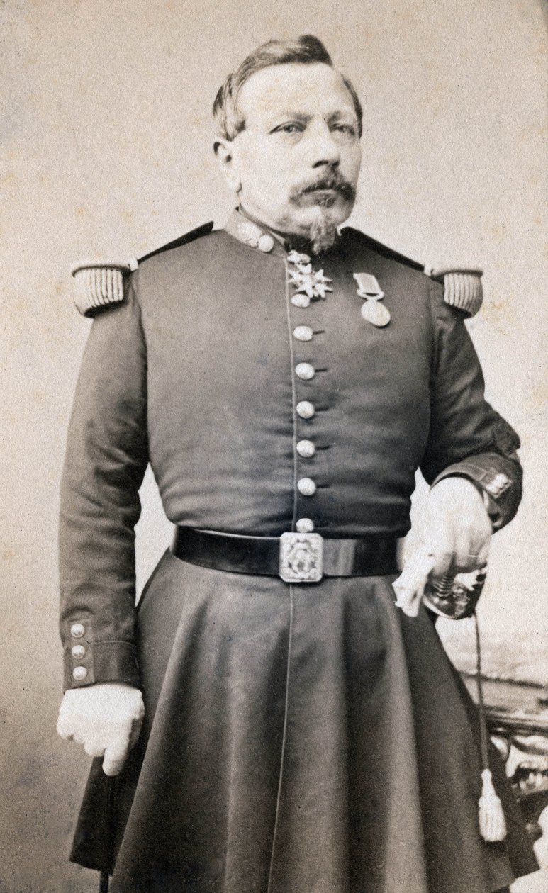 Kenraali Plombinin muotokuva 1800-luvun valokuvauksesta tekijältä Unknown photographer