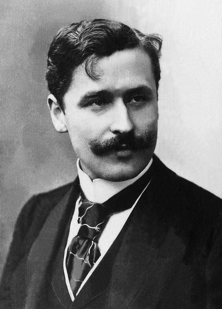 Ranskalaisen näytelmäkirjailijan Georges Feydeaun (1862-1921) muotokuva. tekijältä Unknown photographer