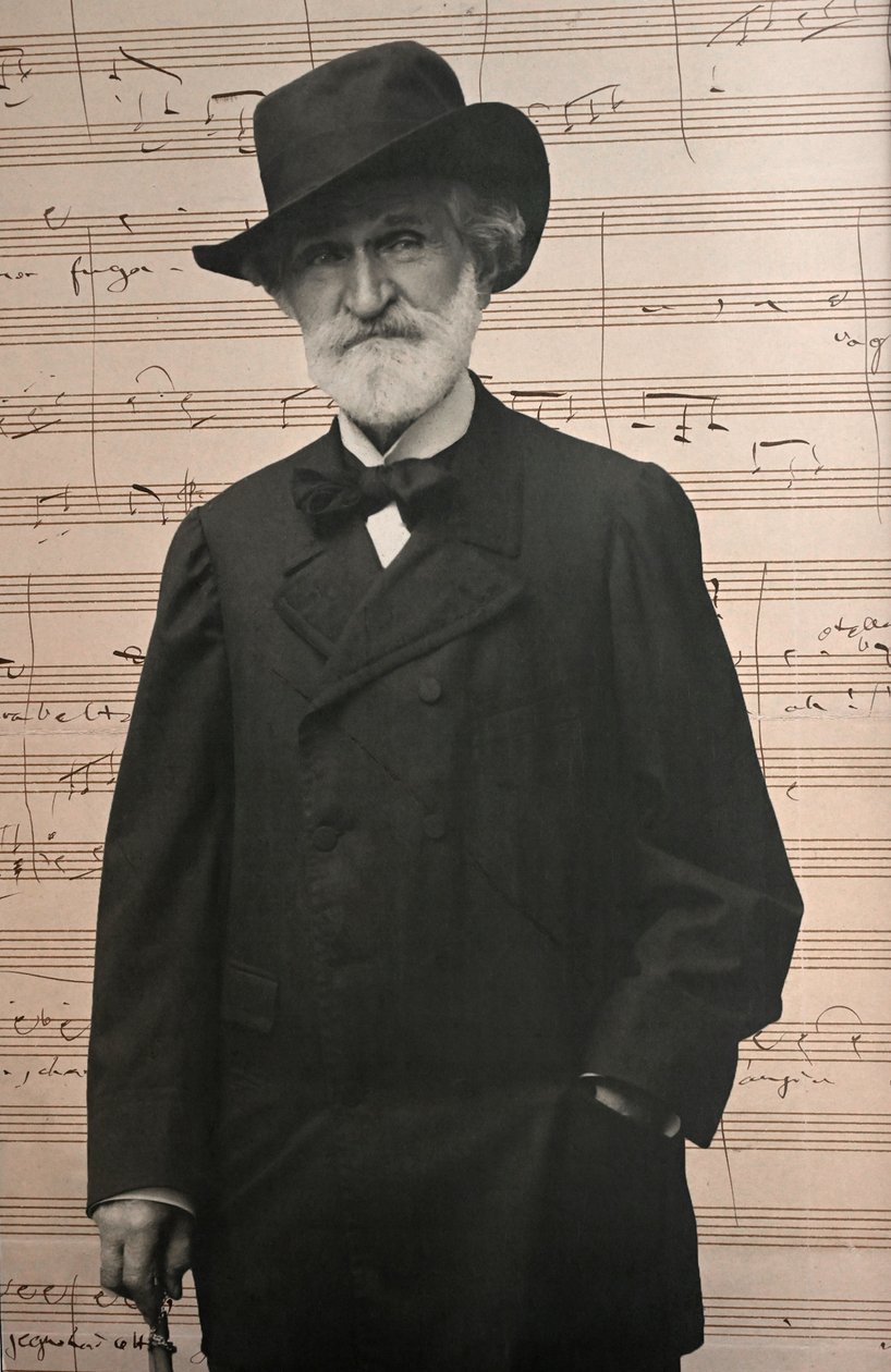 Giuseppe Verdin muotokuva (kuva) tekijältä Unknown photographer