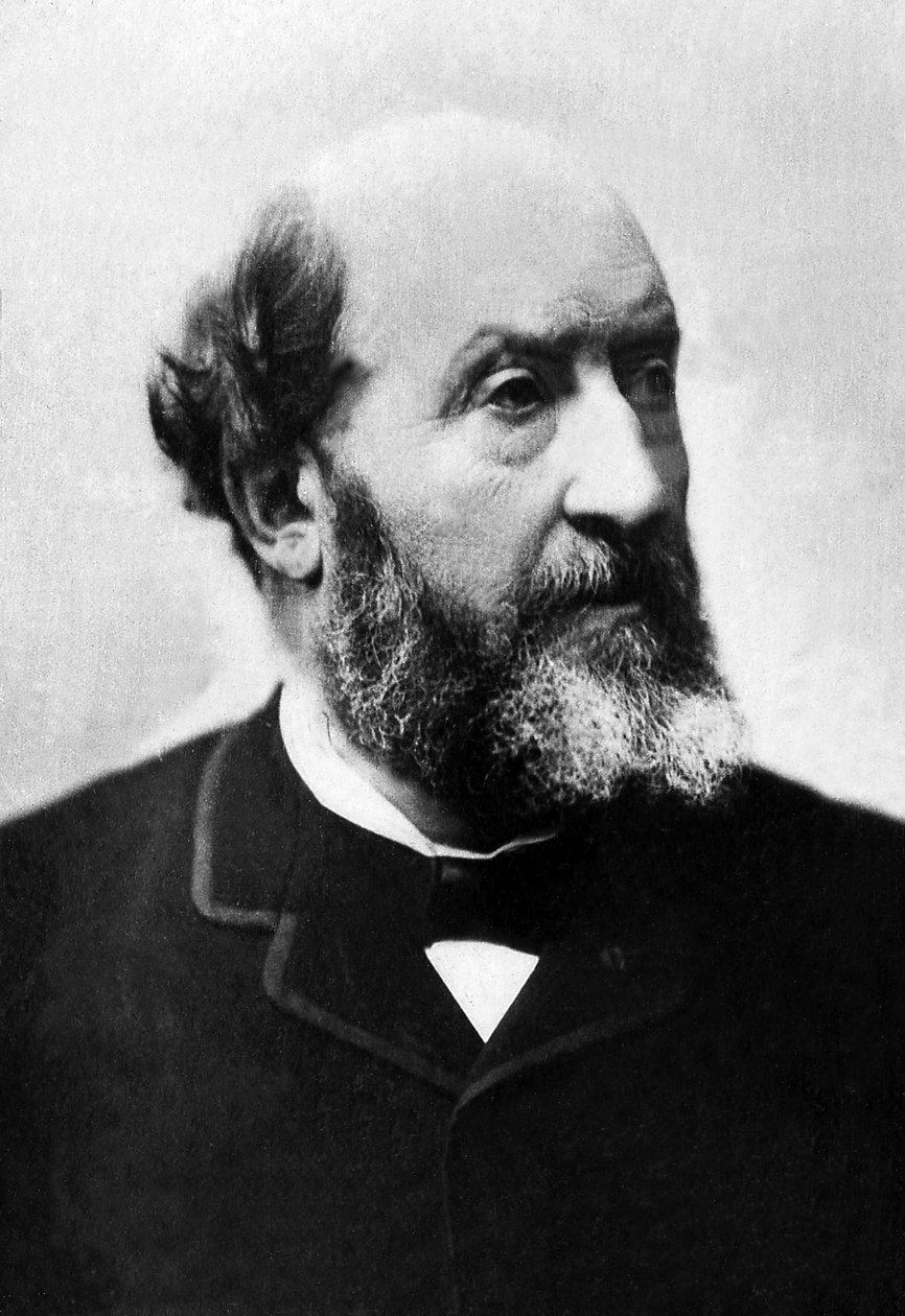 Guillaume Victor Emile Augierin (1820-1889), runoilijan ja näytelmäkirjailijan muotokuva. tekijältä Unknown photographer