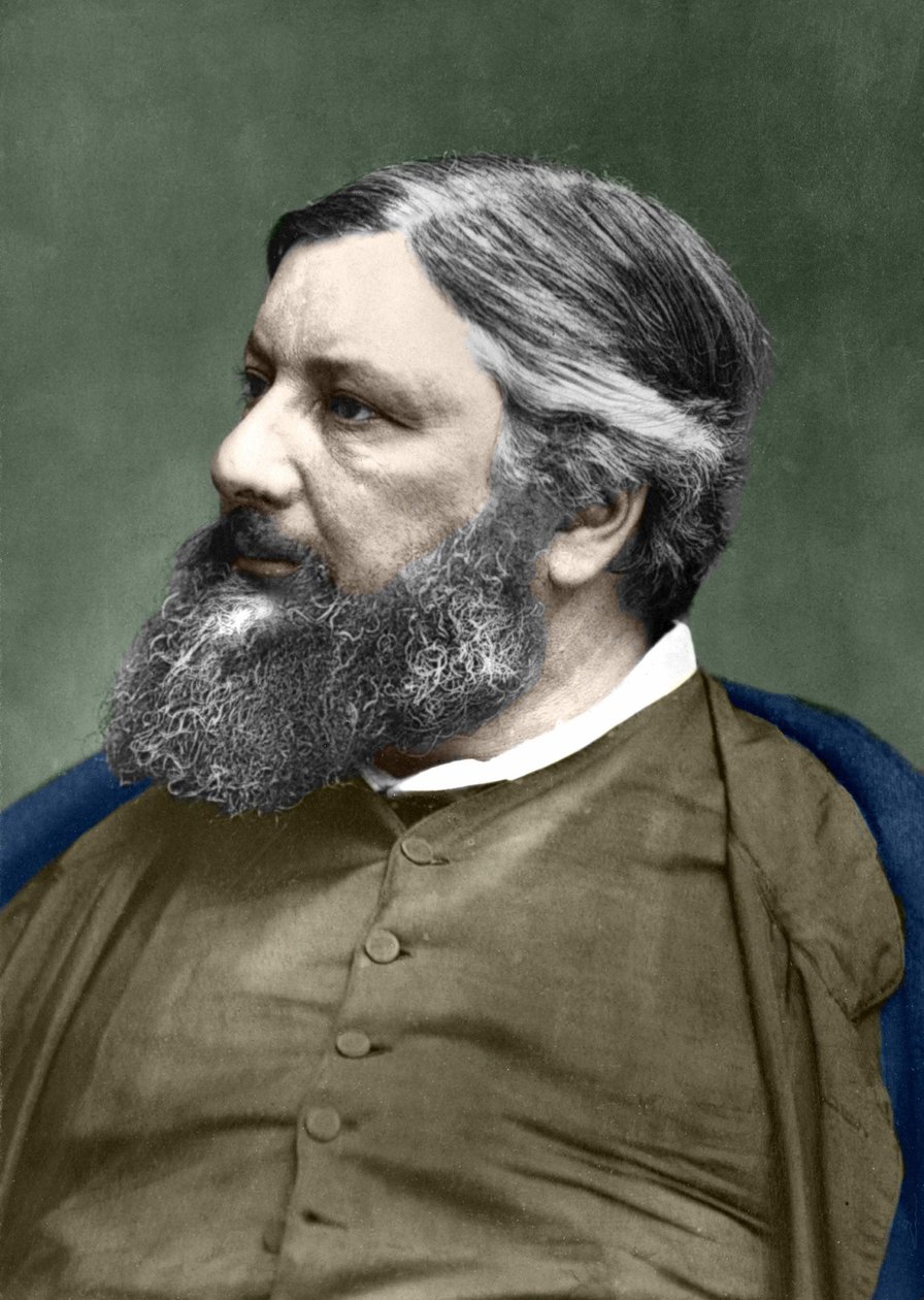 Gustave Courbetin (1819-1877) muotokuva. tekijältä Unknown photographer