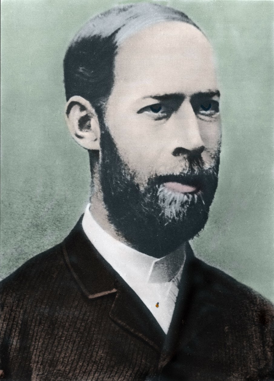 Heinrich Hertzin muotokuva tekijältä Unknown photographer