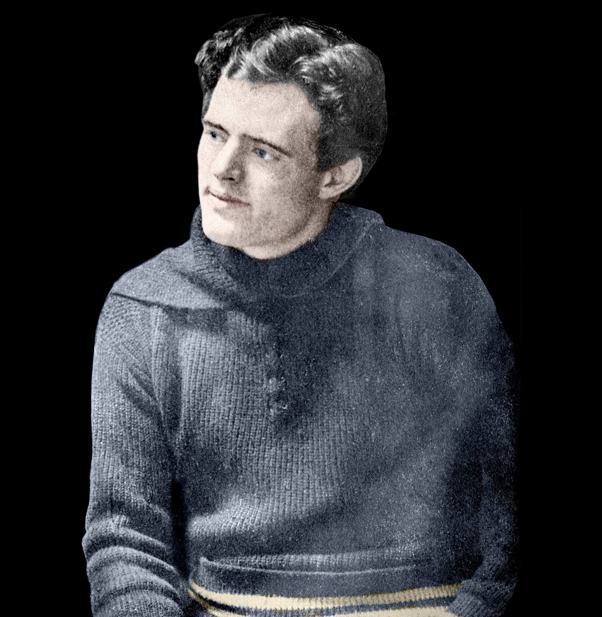 Amerikkalaisen kirjailijan Jack Londonin (1876-1916) muotokuva. tekijältä Unknown photographer