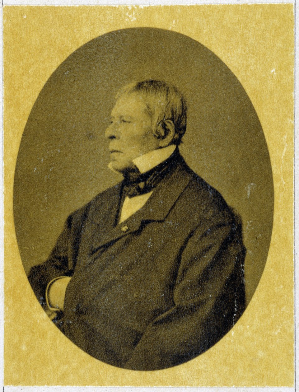 Jean Auguste Dominique Ingresin (1780 - 1867) muotokuva vuonna 1841. tekijältä Unknown photographer