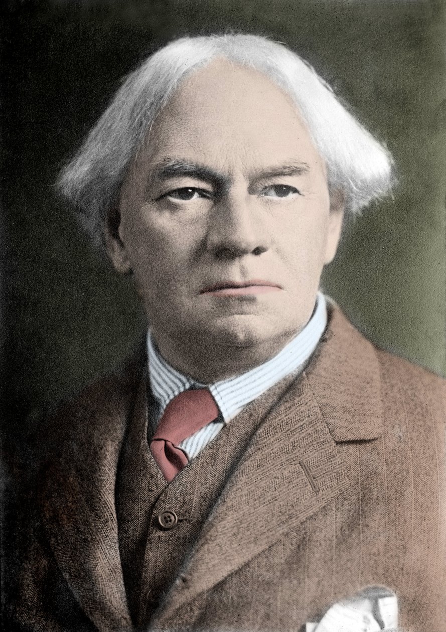 Muotokuva Jerome K. Jerome tai Jerome Klapka Jerome englantilainen kirjailija (1859-1927). tekijältä Unknown photographer