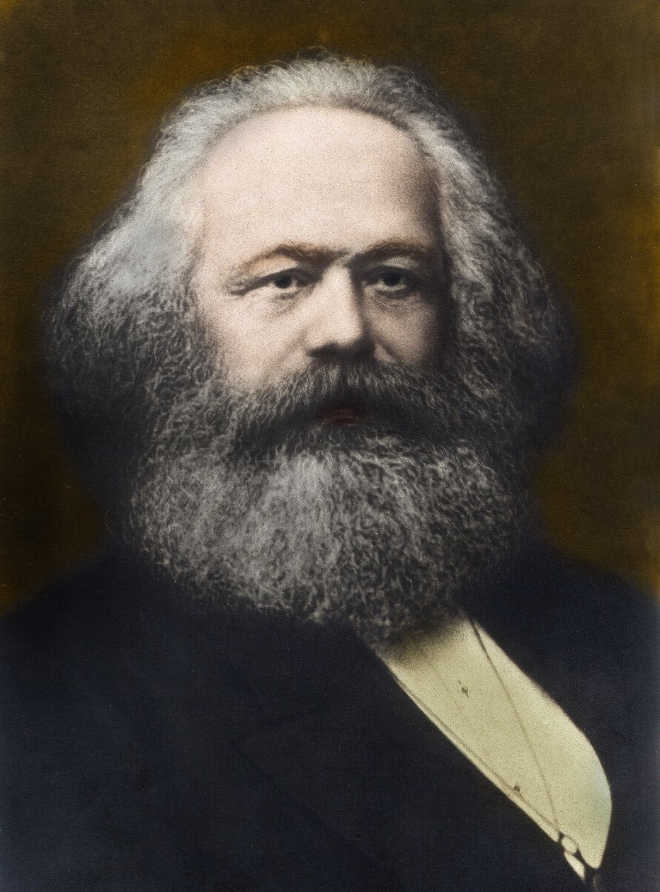 Karl Marxin (1818-1883) muotokuva 1878 tekijältä Unknown photographer