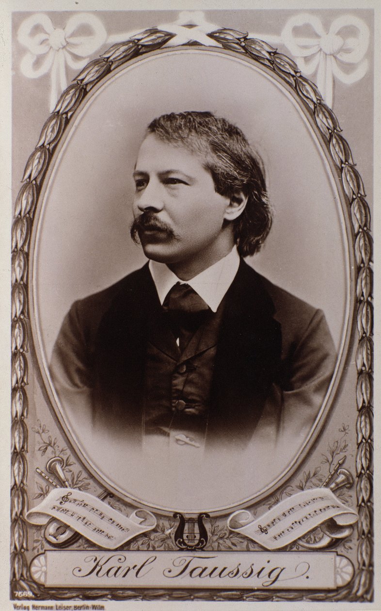 Karl Taussigin muotokuva (kaiverrus kuvan jälkeen) tekijältä Unknown photographer
