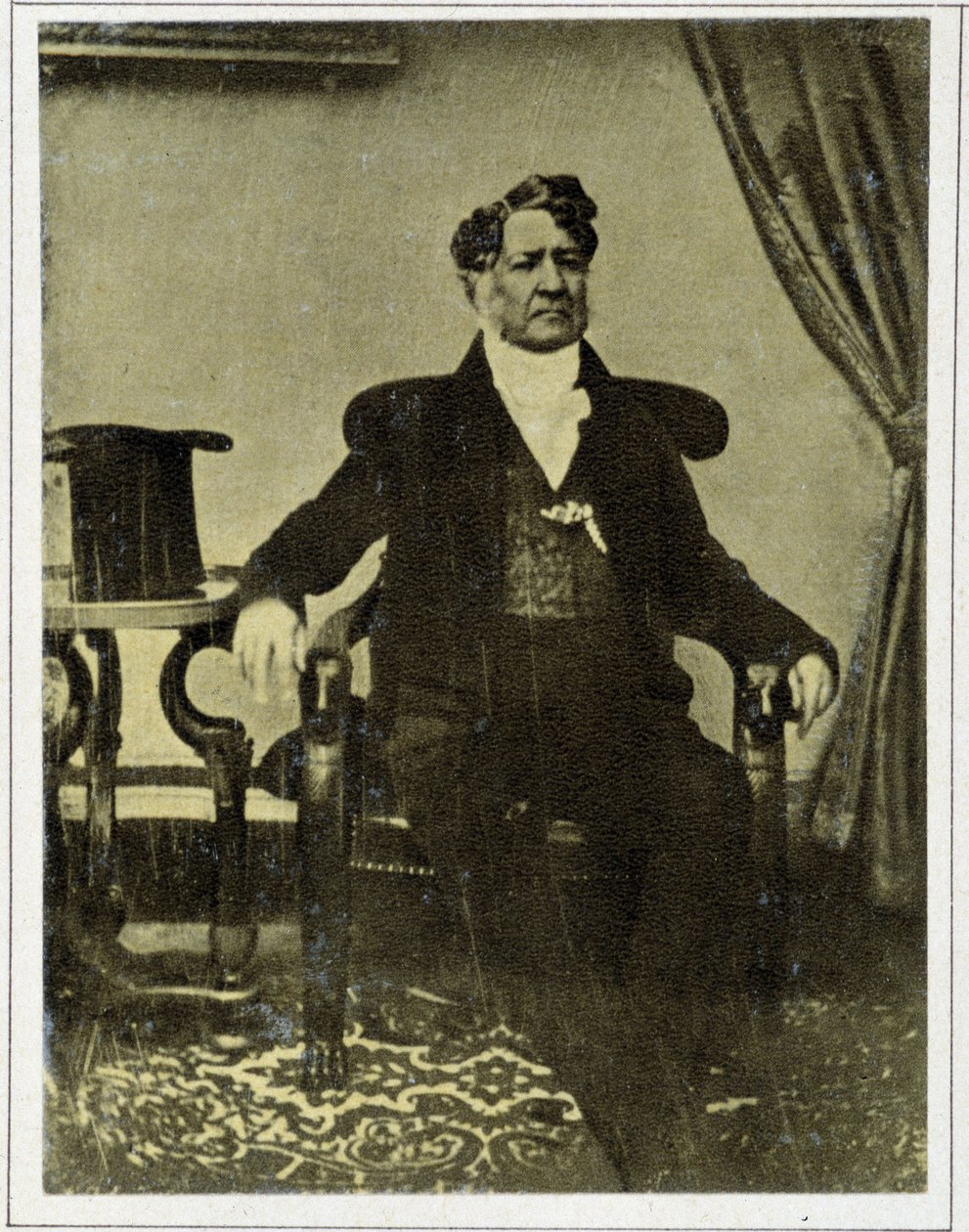 Ludvig Philippe I:n (1773 - 1850) muotokuva vuonna 1845. tekijältä Unknown photographer