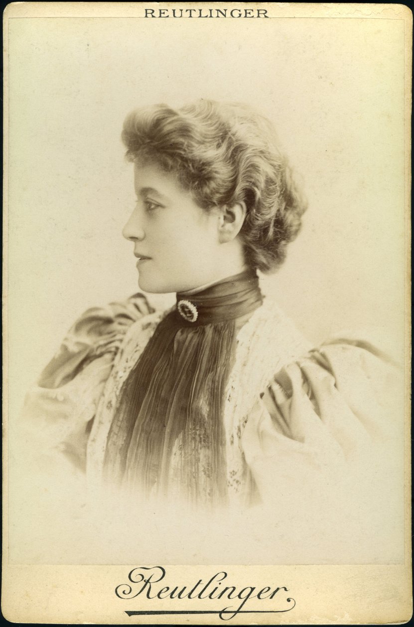 Melle Brandesin koomikon muotokuva (Marthe Brandes). tekijältä Unknown photographer