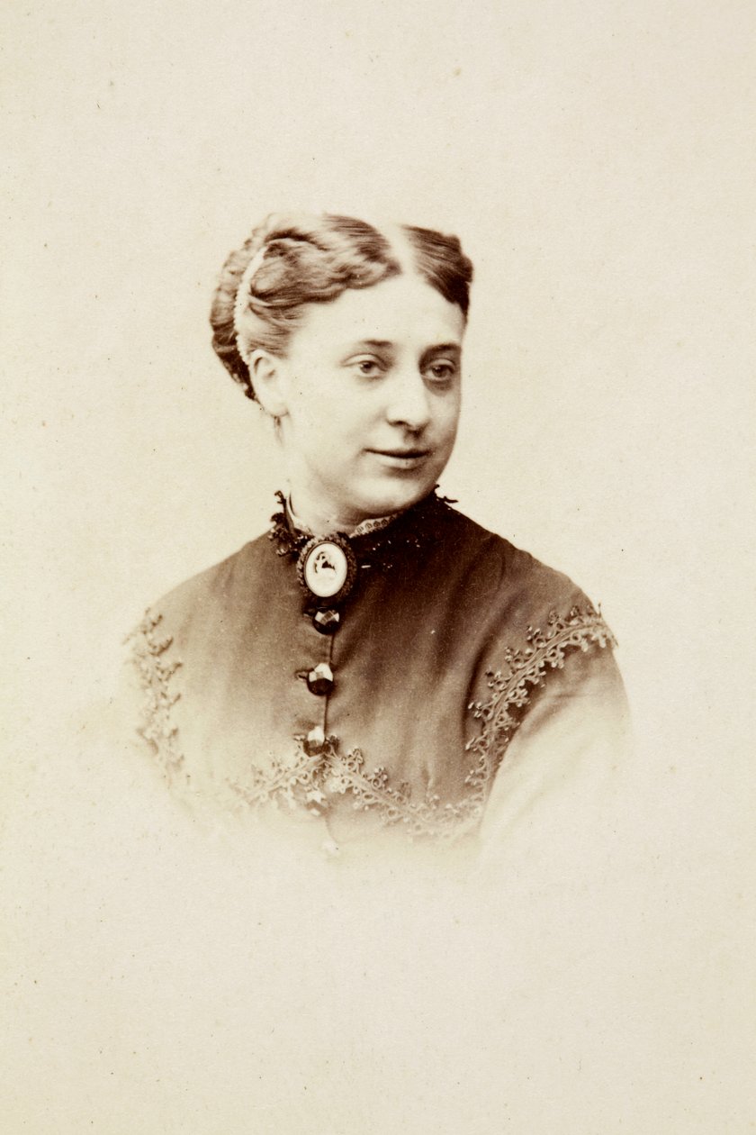 Muotokuva neiti Dunlopista, n. 1860-luku (mv/w kuva) tekijältä Unknown photographer