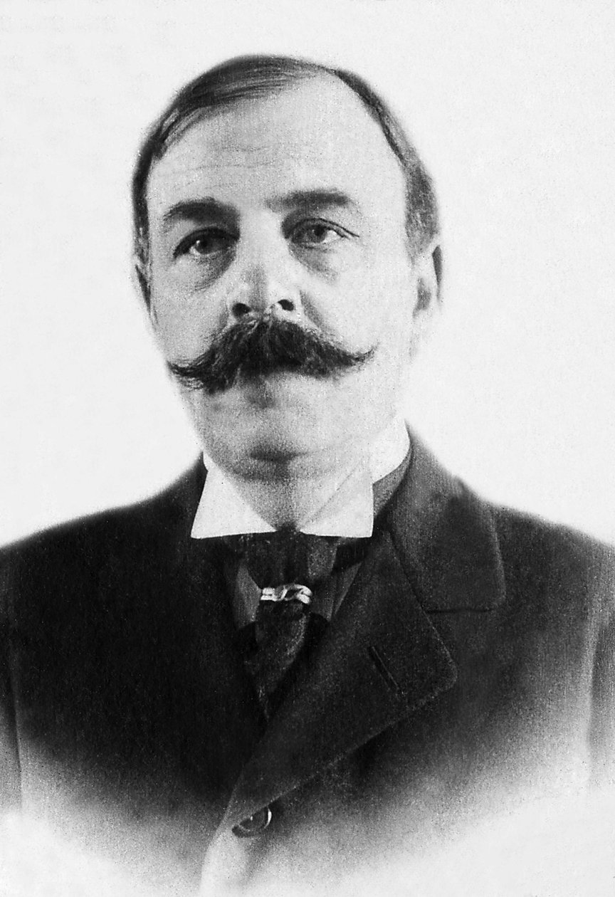 Octave Mirbeau (1848-1917), ranskalaisen kirjailijan muotokuva. tekijältä Unknown photographer