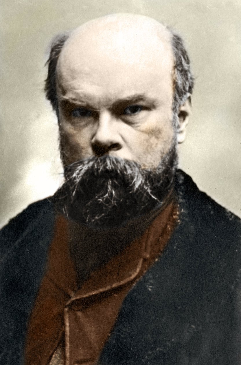 Ranskalaisen runoilijan Paul Verlainen (1844-1896) muotokuva. tekijältä Unknown photographer