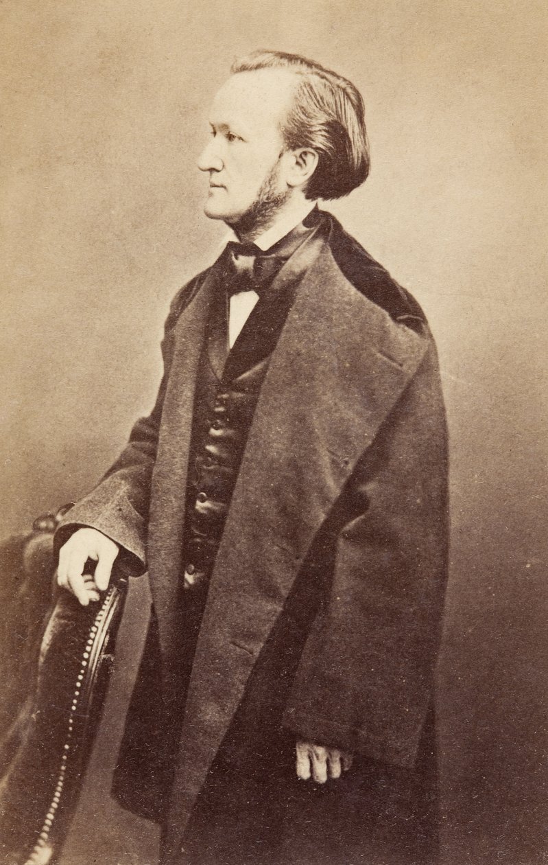Richard Wagnerin muotokuva, noin 1860-luku (mv/w kuva) tekijältä Unknown photographer