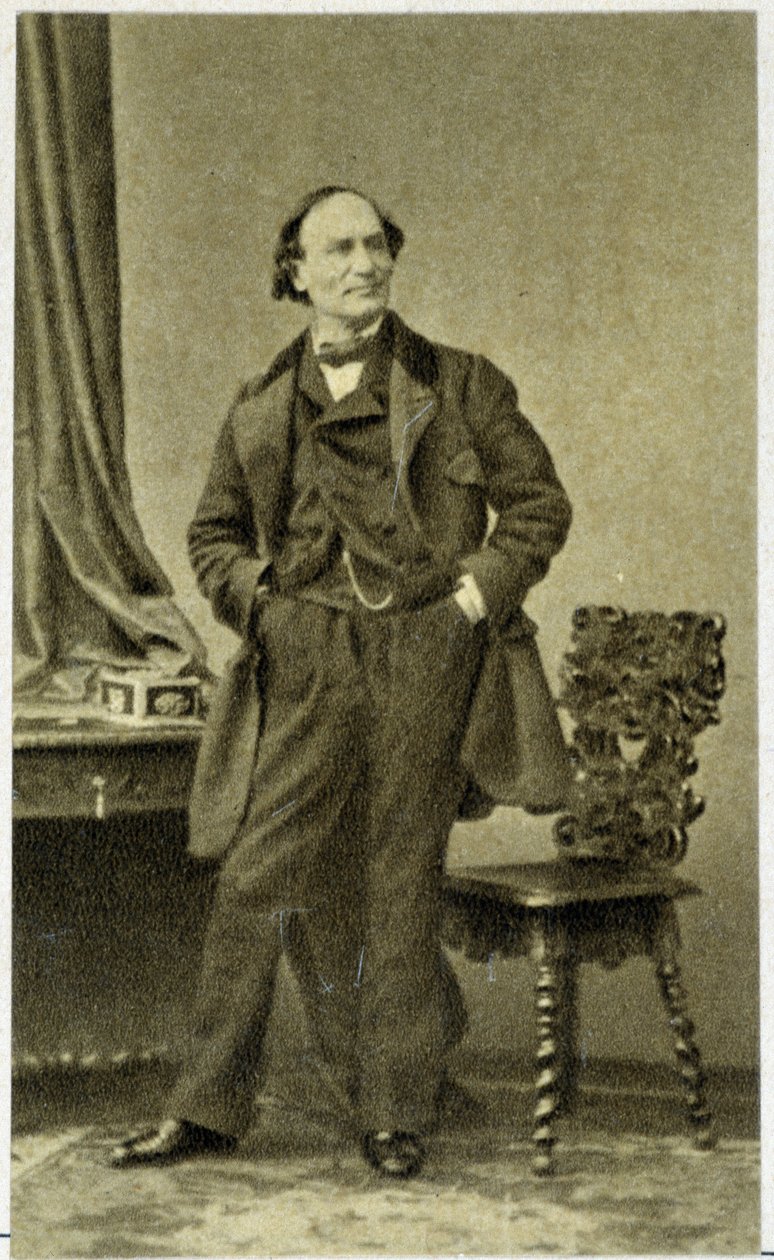 Robert Houdinin muotokuva vuonna 1855 (1800-luvun ranskalainen taikuri) tekijältä Unknown photographer