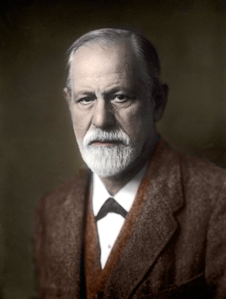 Itävaltalaisen psykiatrin Sigmund Freudin (1856-1939) muotokuva. tekijältä Unknown photographer