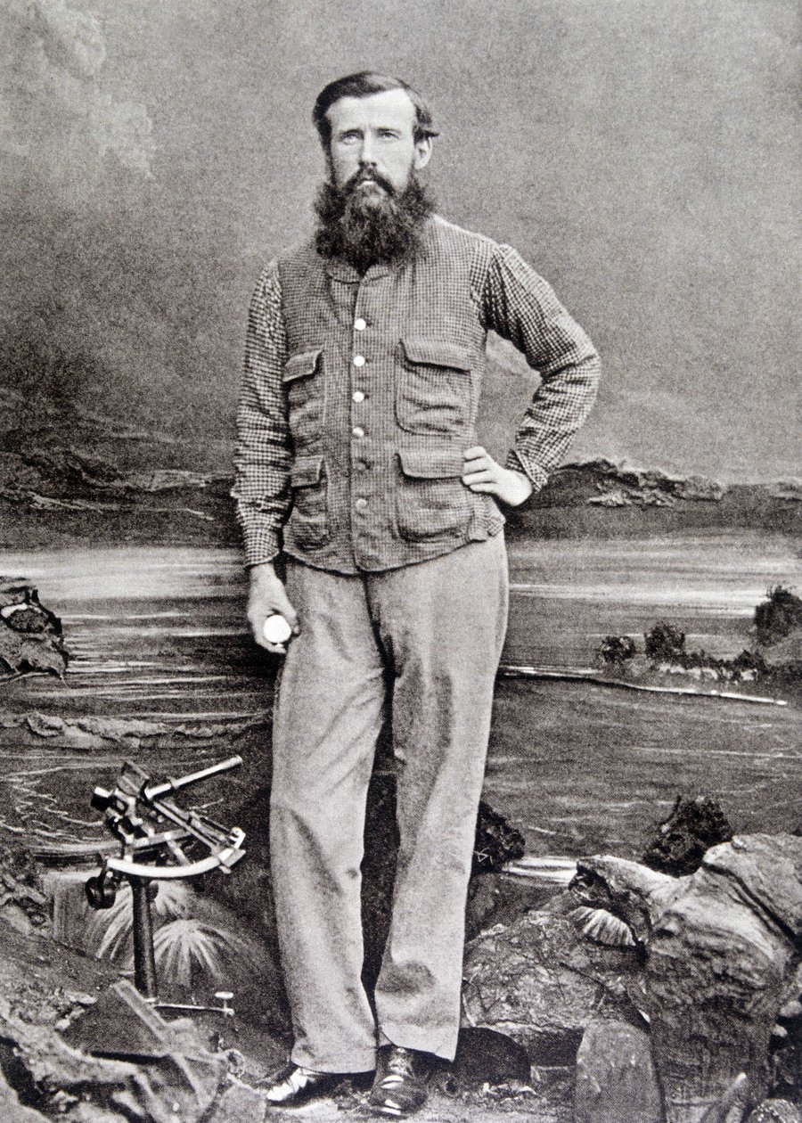 Speken muotokuva, brittiläinen tutkimusmatkailija (1827 - 1864) tekijältä Unknown photographer